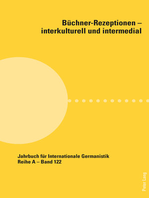cover image of Buechner-Rezeptionen – interkulturell und intermedial